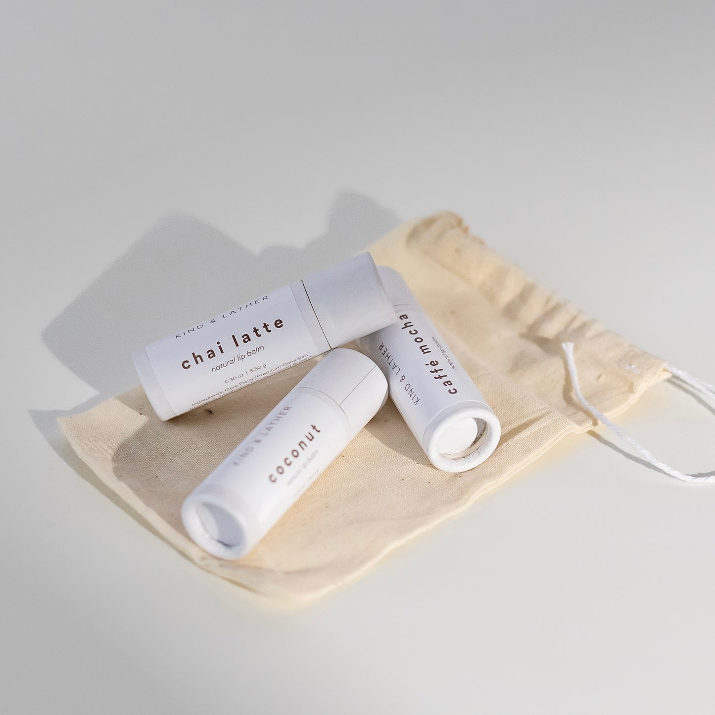 Natural Lip Balm Trio